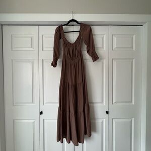 Brown Women's Dress- worn once